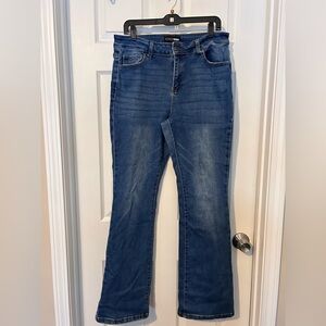 Fashion Nova Straight Leg Blue Jeans